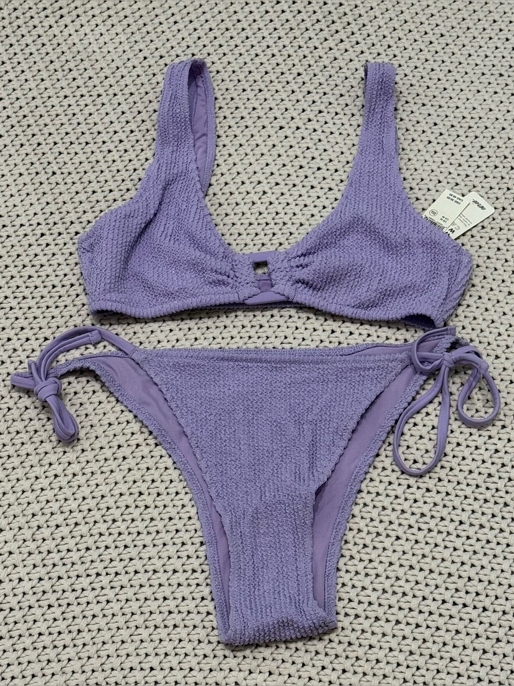 NWT Aerie Lavender Purple Bikini Set - Size Medium